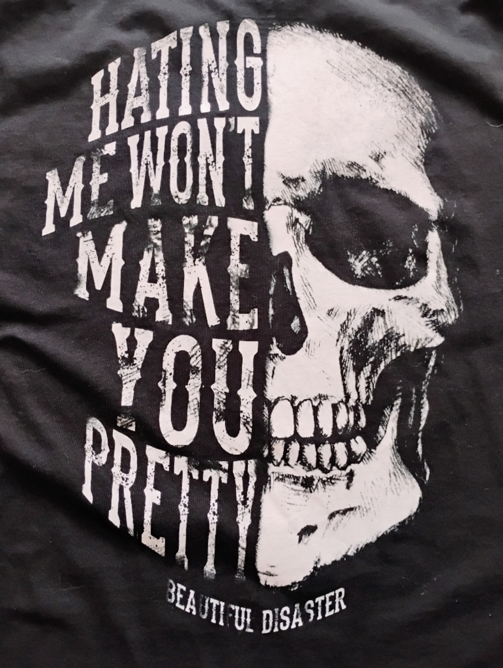 Beautiful Disaster T Shirt, Lg - Picture 2 of 9
